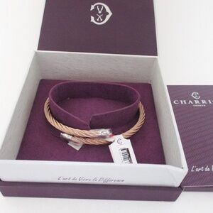 CHARRIOL Rose Gold & Silver Bangle Bracelet